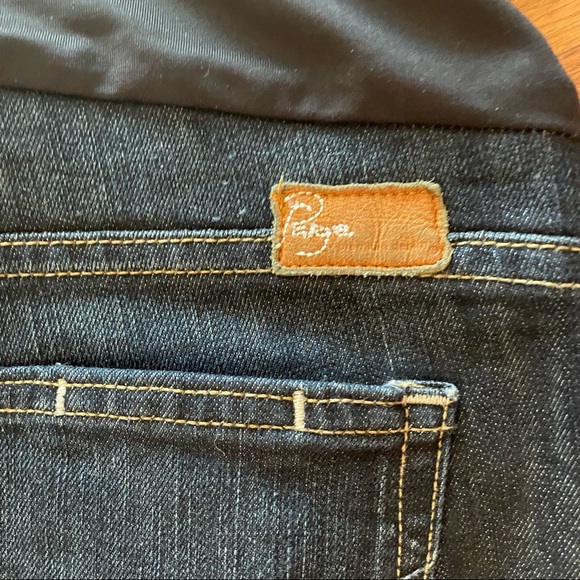 Paige Maternity Jeans Laurel Canyon Dark Wash Size 29 - Picture 10 of 16